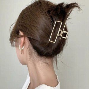 square hair claw clip